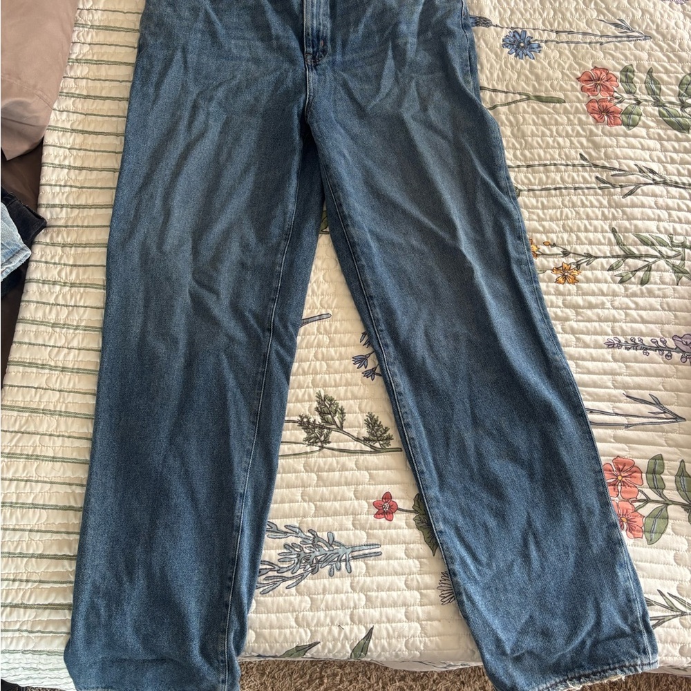 Madewell Women's Straight Leg Blue Jeans
